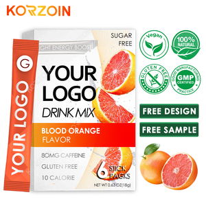 Sachets de poudre de boisson hydratante vitaminée et électrolytique personnalisés sous marque privée pour le sport, mélange apaisant en sachets de 6g - Product Image 1