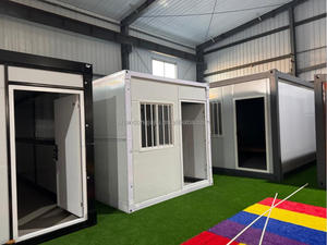 Casa Container Creativa in Acciaio Ondulato, Villa Espandibile Portatile a Forma di Z, Appartamento <span class=keywords><strong>Rustico</strong></span> Impermeabile, Edificio per Uffici Facile da Montare - Product Image 4