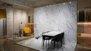 <span class=keywords><strong>Encimeras</strong></span> de Cocina Prefabricadas de Porcelana de Mármol Blanco Calacatta Moderno de 15 mm - Product Image 5