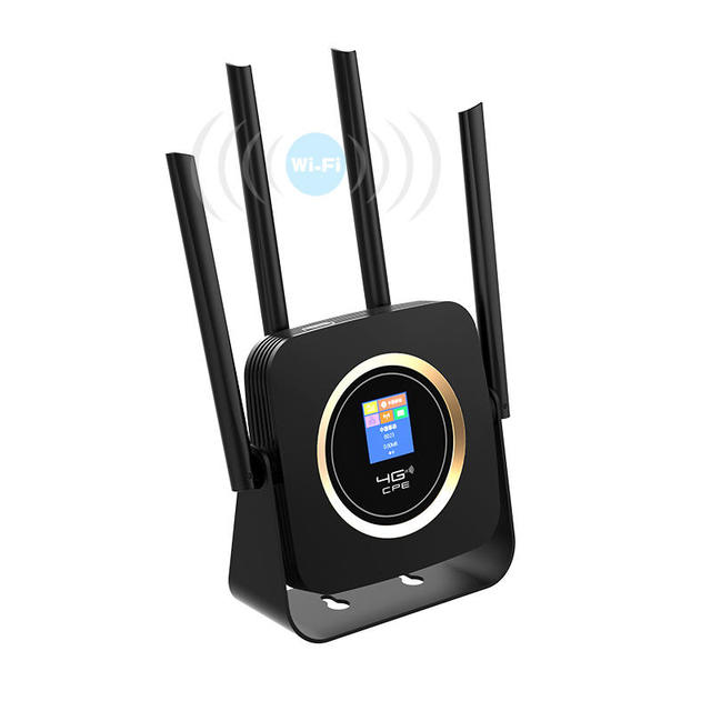 New 4G LTE WiFi Router 300Mbps Unlocked Mobile WiFi Hotspot with QoS and Firewall