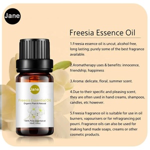 Huile essentielle de freesia 100% pure, biologique, naturelle, aromathérapie, huile de jasmin et de musc blanc pour diffuseur, fabrication de bougies, parfums et fragrances - Product Image 3