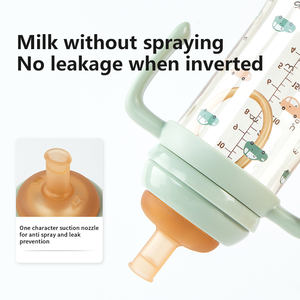 子供用ストローとハンドル付きPPSUシッピーカップ、BPAフリーベビーウォーターボトル - Product Image 2