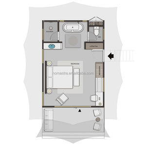 Villa tente en acier <span class=keywords><strong>de</strong></span> luxe écologique avec fenêtres coulissantes en aluminium et portes en bois pour les stations balnéaires en Europe et en Amérique - Product Image 6