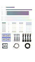 Bande lumineuse à LED Rainbow Symphony Dynamic Ambient Light pour Porsche Taycan(2019-2024)