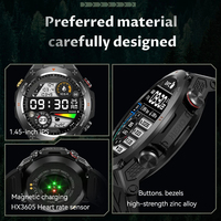 KC82 GPS pour hommes et femmes pour le sport de plein air étanche bluetooth Smartwatch boussole réponse faire des appels APP surveillance de la santé montre intelligente