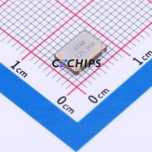 SWPABV33EF-125.000000Y Pre-Programmed Oscillator SMD7050-4P Oscillator 125MHz 20ppm CMOS 3.3V - Product Image 1
