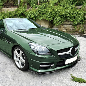 Alerón Delantero para Mercedes-Benz SLK R172, Kit de Carrocería en Negro Piano con Textura de Fibra de Carbono, Estilo Tuning 2011-2015 - Product Image 1