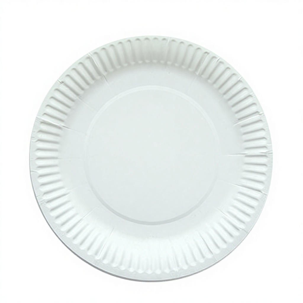 Assiette blanche 23 cm - 10 pièces