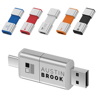 Gitra Dual Push Out Tipo C OTG USB 3,0 Memory Stick Phone Flash Drive Pendrives externos 64GB 128GB para tabletas de teléfonos Android