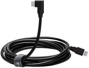 5 Meter 6m 16.5 Foot Type C 90 Degree Right Angle Vr <strong>Cable</strong> for Oculus Quest 2 <strong>Link</strong> Vr Data <strong>Cable</strong> - Product Image 1