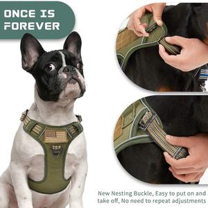 Arnés de Nailon Transpirable <span class=keywords><strong>y</strong></span> Duradero para Perros, Estilo Chaleco, para Paseos al Aire Libre - Product Image 2