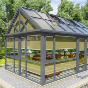 Véranda adaptée aux 4 saisons, extension de serre en verre feuilleté pour jardin, véranda, villa, patio, espace extérieur toutes saisons - Product Image 3