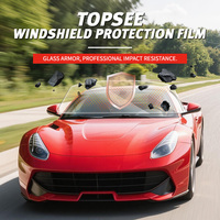 Película Protectora para Ventanas de Auto 2027, Antiexplosión, EPU, PPF Azul, 6.5mil, VLT94%, UVR99%, Hidrofóbica, Alta Claridad