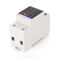 Dispositif de protection contre les surtensions et les sous-tensions JIUJI 220V, disjoncteur 40A 63A 80A 220V