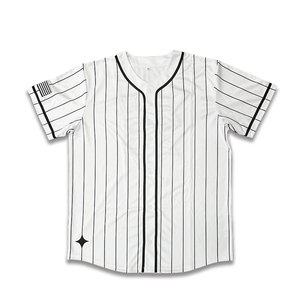Camisetas de Béisbol Clásicas con Logotipo y Número de Equipo Personalizados, Diseño de Impresión por Transferencia de Calor, Ropa Deportiva Transpirable con Rayas, Protección UV, Tallas Grandes - Product Image 2