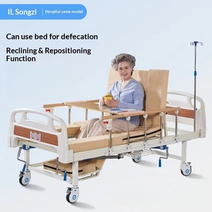 Cama de enfermería manual extra ancha <span class=keywords><strong>para</strong></span> ancianos, residencias de ancianos, pacientes paralizados, personas enfermas, con giro de piernas completo - Product Image 1