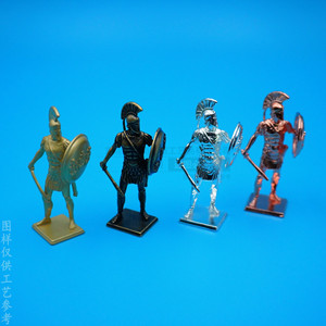 Figuras Metálicas de Escritorio, Modelo Estereoscópico 3D, Adornos de Latón Sólido, Piezas de Juego, Decoración del Hogar, Regalo Unisex - Product Image 4