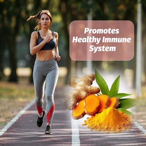 Factory Wholesale Turmeric Ginger Gummies It Promote Healthy Immune System and Comforts Stonach with Dietary <b>Supplement</b> - Product Image 5