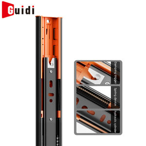 Rieles de Cajón de Alta Resistencia con Bloqueo, <span class=keywords><strong>Correderas</strong></span> de Cajón de Tres Secciones con <span class=keywords><strong>Cierre</strong></span> <span class=keywords><strong>Suave</strong></span> y Extensión Completa - Product Image 4