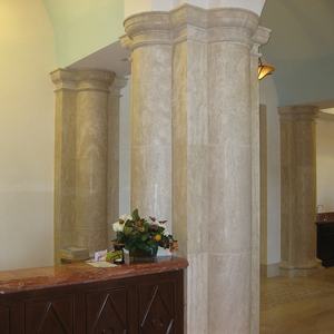 Personalizado precio barato decoración interior <span class=keywords><strong>de</strong></span> <span class=keywords><strong>piedra</strong></span> travertino columna - Product Image 5