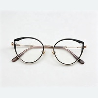 Montura de Gafas con Lentes CR39 Anti Luz Azul para Mujer, Gafas Ópticas de Lectura Ultraligeras de PC