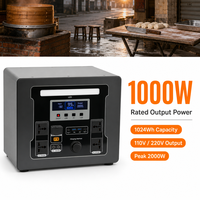 Stasiun Daya Portabel 1000w Mini Power Station Baterai Lifepo4 Stasiun Daya 1000w 1024wh