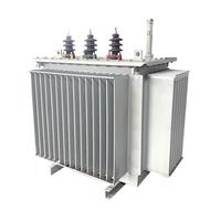Transformador de distribución sumergido en aceite trifásico, aceite de transformador usado para subestación eléctrica, transformador de 110 a 220