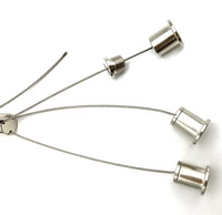 Kit de fixation en laiton à double usage pour système de suspension d'éclairage, kit de suspension de luminaire à visser bidirectionnel