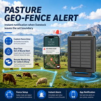 Traceur GPS AGPS/LBS portable et étanche pour bétail, compatible PC pour la gestion agricole, prix usine
