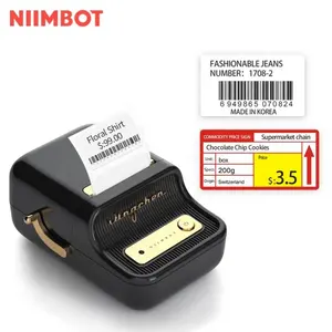 NiiMbot blue-tooth wireless mini handy price print thermal sticker printer machine