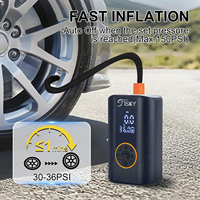 Compresseur d'air électrique portable mini 150 psi pour voiture et moto, pompe à gonflage sans fil, gonfleur de pneus numérique, prix d'usine
