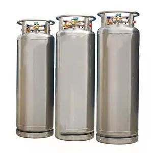 doer manufacturing plant 200L volume energy oxygen cylinder price gas storage tank with remote control for LOX/LIN/LAr