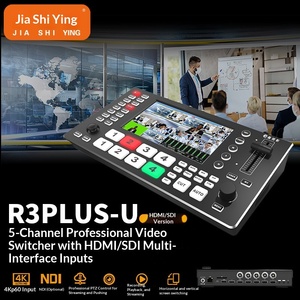 Futureshjield R3PLUS Commutateur de diffusion en direct tout-en-un 4K <span class=keywords><strong>HD</strong></span> 5 canaux en option / SDI prend en charge la diffusion vidéo Push/Pull - Product Image 1