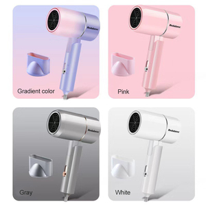 <span class=keywords><strong>Secador</strong></span> de Pelo Doméstico Personalizable de Baja Potencia, 3 Velocidades, Portátil, Plegable, con Luz Azul - Product Image 6