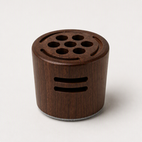 Couvercle de diffuseur d'aromathérapie en bois massif personnalisé, bouchon en bois pour bouteille d'huile parfumée personnalisée, accessoires écologiques pour la fragrance d'intérieur