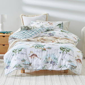 Juego <span class=keywords><strong>de</strong></span> edredón <span class=keywords><strong>de</strong></span> algodón egipcio 100%, diseño <span class=keywords><strong>de</strong></span> dinosaurio, funda <span class=keywords><strong>de</strong></span> cama suave y ligera, muy cómoda para tu ropa <span class=keywords><strong>de</strong></span> cama - Product Image 1