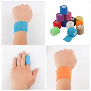 Kit di pronto soccorso medico per articolazioni delle dita benda autoadesiva elastica per animali domestici