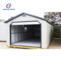 Offres Spéciales : Structures de Bâtiment en Acier Métallique pour Garages Extérieurs, Garages Préfabriqués en Acier pour Stationnement de Voitures et Stockage