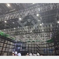 Truss DJ portable de haute qualité pour système de treillis de scène Structure d'affichage en aluminium pour événements Triangle boulon en alliage d'aluminium