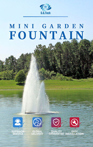 2025 Waterkroon Moderne Kleine Tuin Muzikale Waterfontein Rgb Licht Buitenlandschap Met Duurzaam Steen Roestvrij Materiaal - Product Image 5