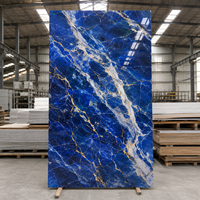 Panneau mural moderne en PVC anti-UV, étanche, blanc, noir, couleur marbre doré, motif floral, résistant à l'humidité, élégant, pour salle de bain et hôtel