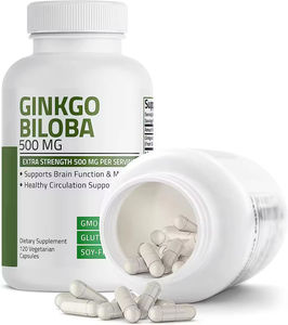 Cápsulas de Folha de <span class=keywords><strong>Ginkgo</strong></span> <span class=keywords><strong>Biloba</strong></span> VitaHall Produtos de Saúde Extrato Suplementos a Granel <span class=keywords><strong>500mg</strong></span> 120 Cápsulas de <span class=keywords><strong>Ginkgo</strong></span> <span class=keywords><strong>Biloba</strong></span> - Product Image 2