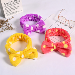 Fashion Hair Plush Bath Large Bow Spa <strong>Headband</strong> for <strong>Ladies</strong> - Product Image 2
