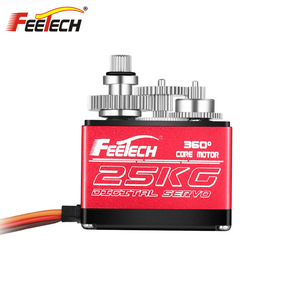 Feetech FT6325M 25KG ตัวเข้ารหัสแม่เหล็ก 360 องศา °   เซอร์โวดิจิตอล เกียร์เหล็กแรงบิดสูงสำหรับรถ RC เรือครอว์เลอร์ K141 - Product Image 5