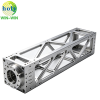 Structure de treillis cubique creuse en aluminium usinée CNC sur mesure à 5 axes pour équipement d'automatisation - Fabricant d'usinage CNC