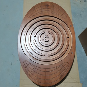 Planche d'équilibre en bois 2026 en gros pour usine avec labyrinthe et circuit pour enfants, portable et écologique pour le fitness - Product Image 1