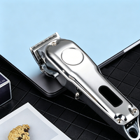 Tondeuse rechargeable pour animaux de compagnie avec écran numérique intelligent, moteur en cuivre haute puissance, adaptée aux poils épais et aux animaux sensibles.