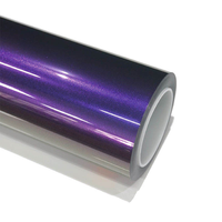 Emballage de voiture en argent GT de haute qualité Film de protection de peinture en TPU facile à appliquer Caractéristique de changement de couleur en vinyle étanche