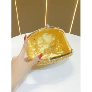 Bolso de Mano Clásico con Decoración de Perlas, Mini Bolso de Noche para Banquetes Formales, para Bodas, Fiestas, Graduaciones, Cenas - Product Image 2