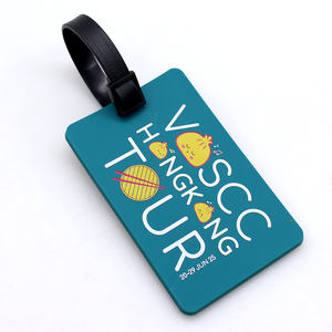 사용자 정의 로고 도매 공장 가격 수하물 모양 이름 태그 Pvc 수하물 <span class=keywords><strong>Tags</strong></span> - Product Image 2